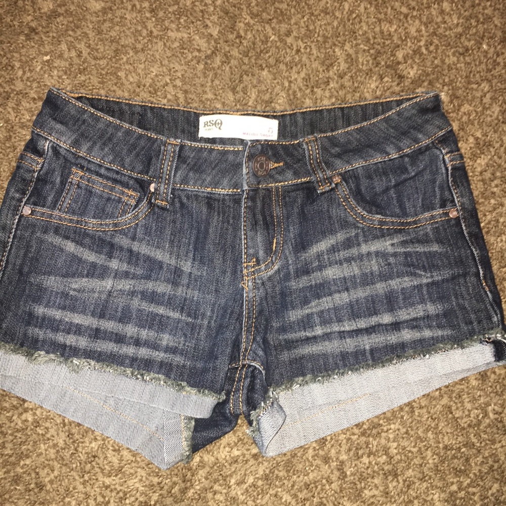 Denim shorts